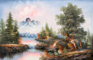 Mountain Landscape (161) Oil | Shumu Fu,{{product.type}}