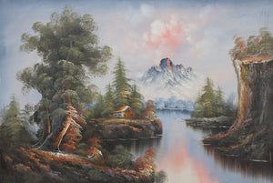 Mountain Landscape (184) Oil | Shumu Fu,{{product.type}}