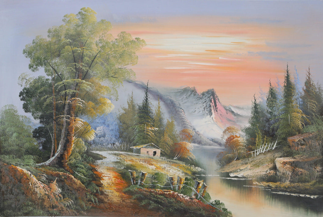 Mountain Landscape (187) Oil | Shumu Fu,{{product.type}}