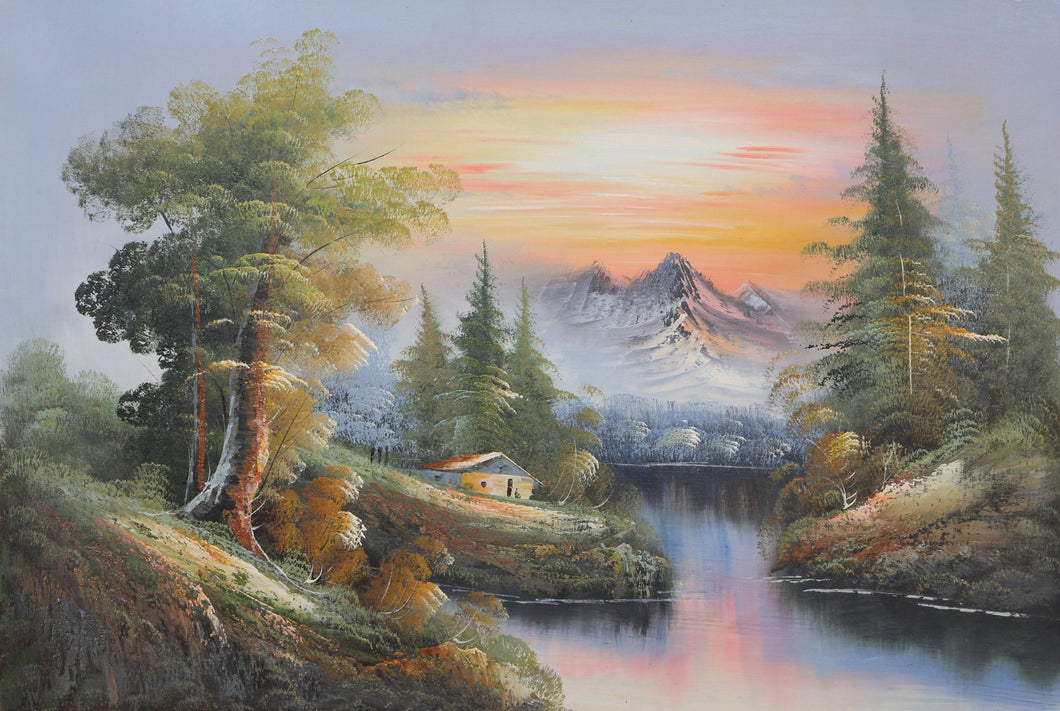 Mountain Landscape (189) Oil | Shumu Fu,{{product.type}}