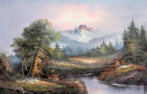 Mountain Landscape (50) Oil | Shumu Fu,{{product.type}}