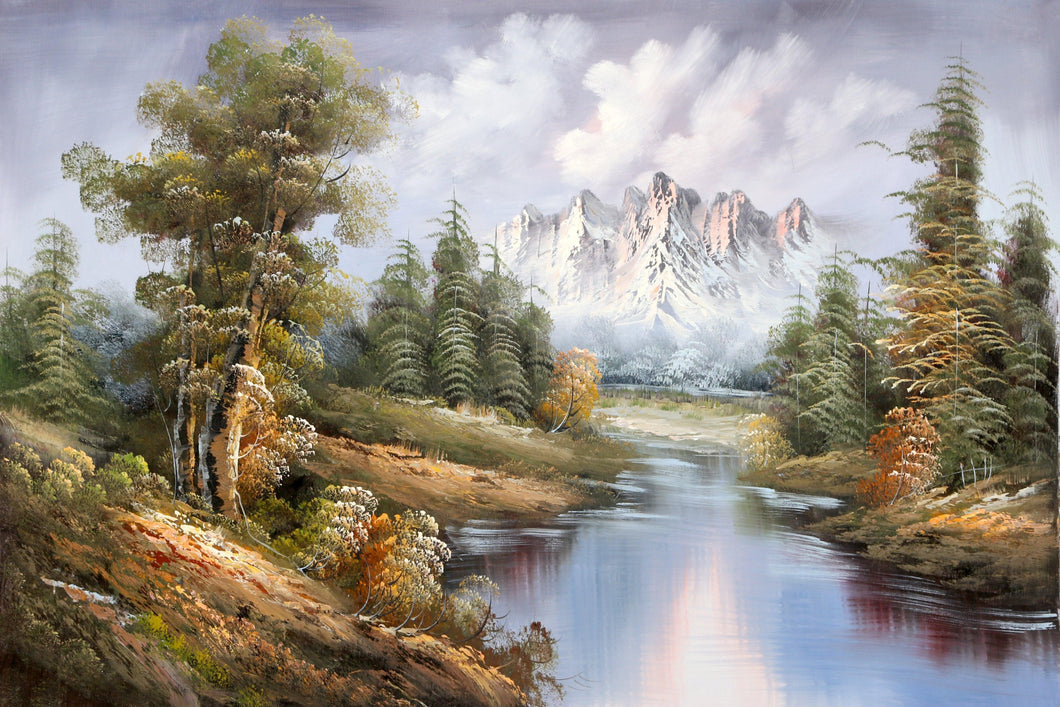 Mountain Landscape (93) Oil | Shumu Fu,{{product.type}}