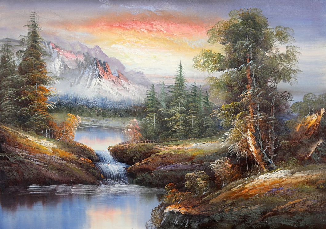 Mountain Landscape (95) Oil | Shumu Fu,{{product.type}}