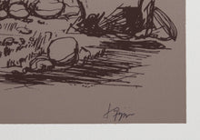 Mountain Landscape over Seascape Screenprint | Joseph Grippi,{{product.type}}