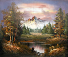 Mountain Landscape with Lake (4) Oil | Shumu Fu,{{product.type}}