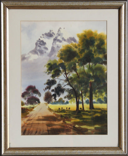 Mountain Path Watercolor | Mariano Ortuzar,{{product.type}}