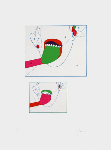 Mouths Lithograph | Unknown Artist,{{product.type}}