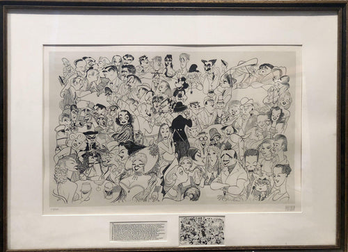 Movieland 1954 Lithograph | Al Hirschfeld,{{product.type}}