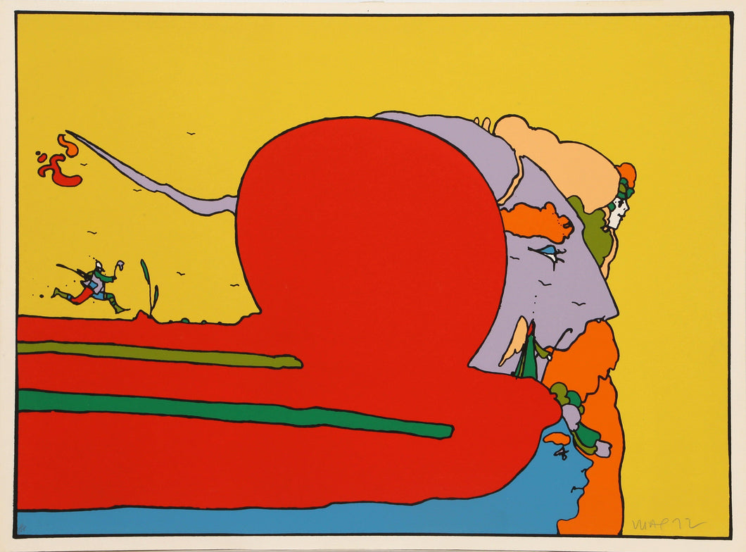 Moving with Father Screenprint | Peter Max,{{product.type}}