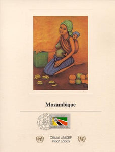 Mozambique Lithograph | Unknown Artist,{{product.type}}