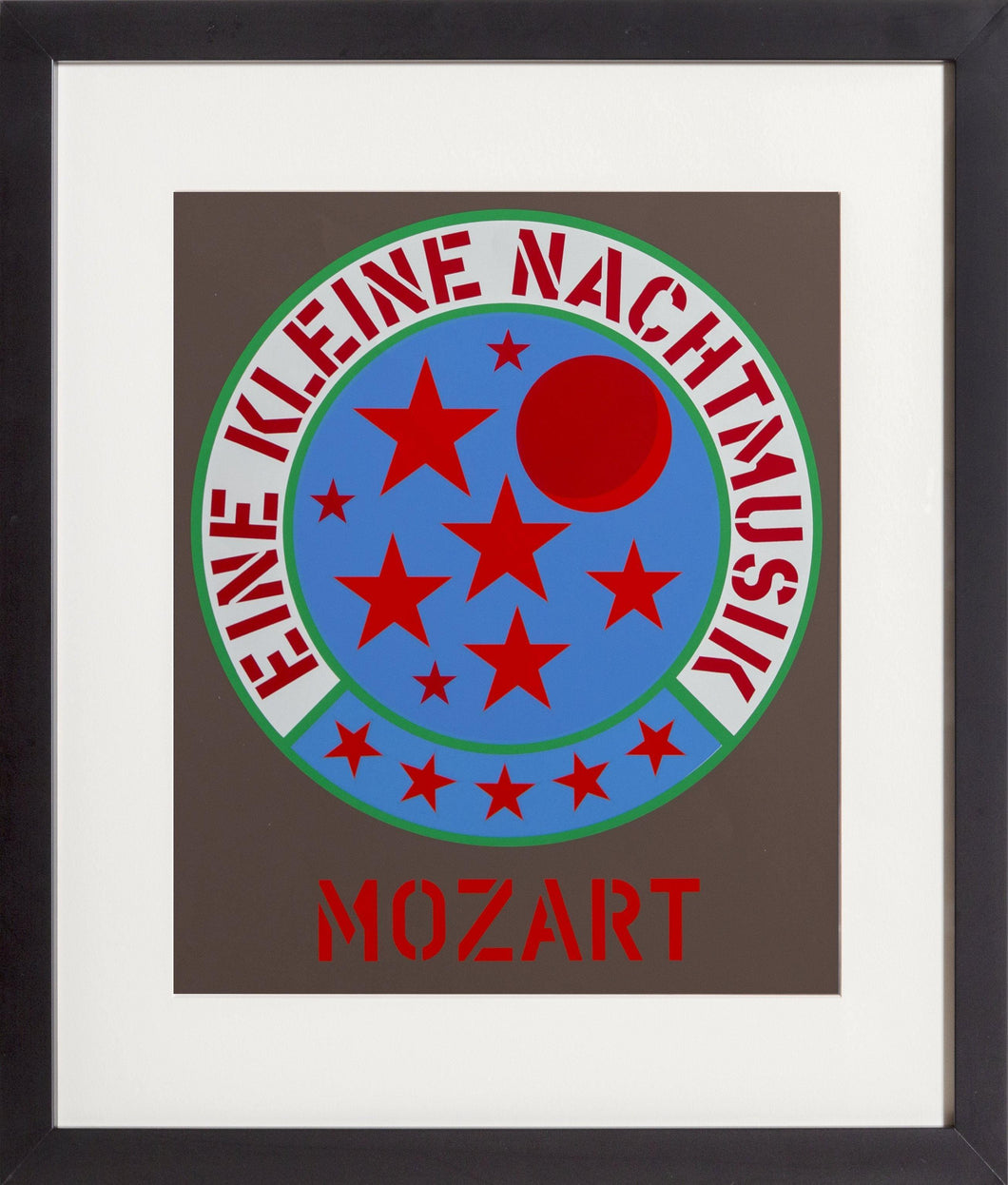Mozart-INDIANA GRAPHIK Screenprint | Robert Indiana,{{product.type}}
