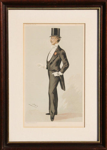 Mr. John Delacour Lithograph | Leslie Matthew Ward (Spy),{{product.type}}