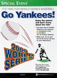 MTA - Go Yankees (Green) - World Series Poster | Unknown Artist,{{product.type}}