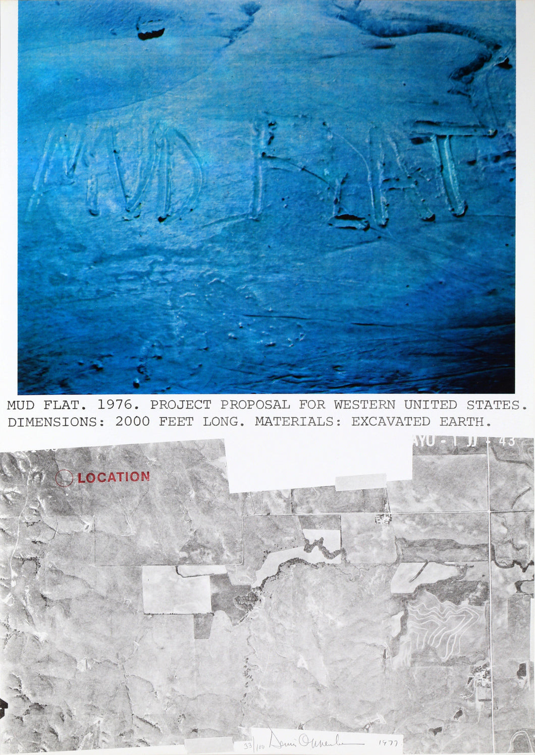 Mud Flat Lithograph | Dennis Oppenheim,{{product.type}}