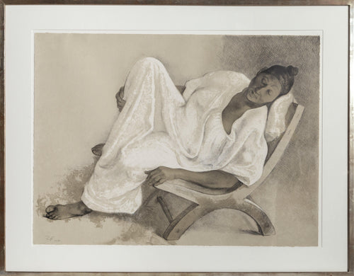 Mujer Reclinada lithograph | Francisco Zuniga,{{product.type}}