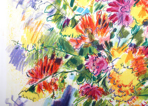 Multicolor Bouquet lithograph | Wayne Ensrud,{{product.type}}