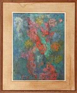 Multicolor Flowers IV Oil | Miriam Bromberg,{{product.type}}