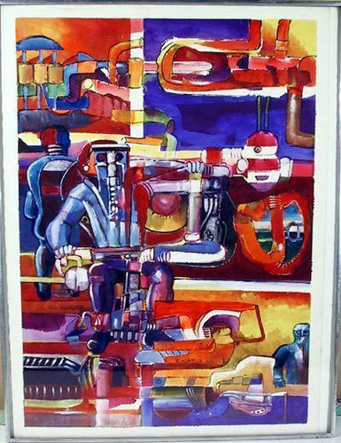 Mural Ma Futte Acrylic | Benjamin Silva,{{product.type}}