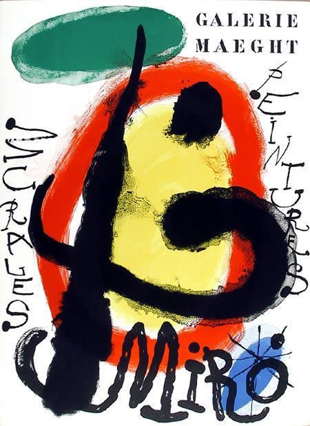 Mural Paintings at the Galerie Maeght Poster | Joan Miro,{{product.type}}