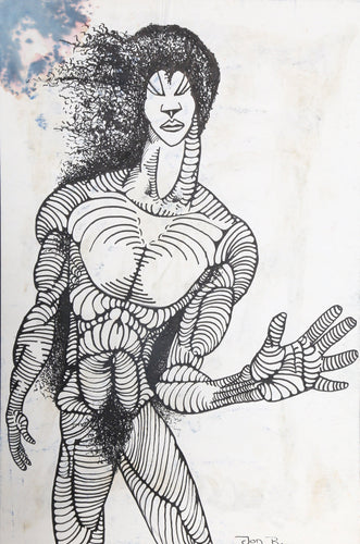 Muscular Nude Male II Ink | Jon Robyn,{{product.type}}