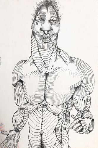 Muscular Nude Male Ink | Jon Robyn,{{product.type}}