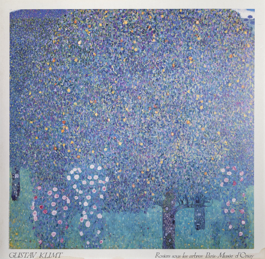 Musee d'Orsay - Roses in the Trees Poster | Gustav Klimt,{{product.type}}