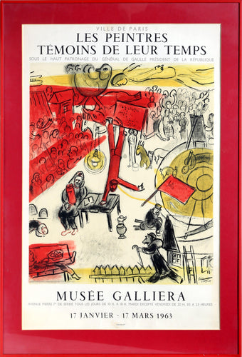 Musee Galleria: Le Peintures Temoins de leur Temps Poster | Marc Chagall,{{product.type}}