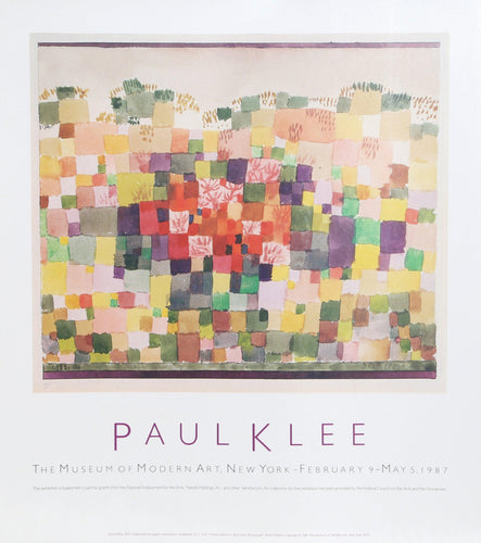 Museum of Modern Art (Dune Flora) Poster | Paul Klee,{{product.type}}