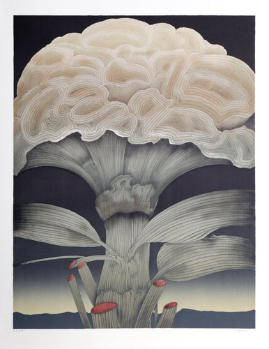Mushroom Lithograph | Alain Le Foll,{{product.type}}