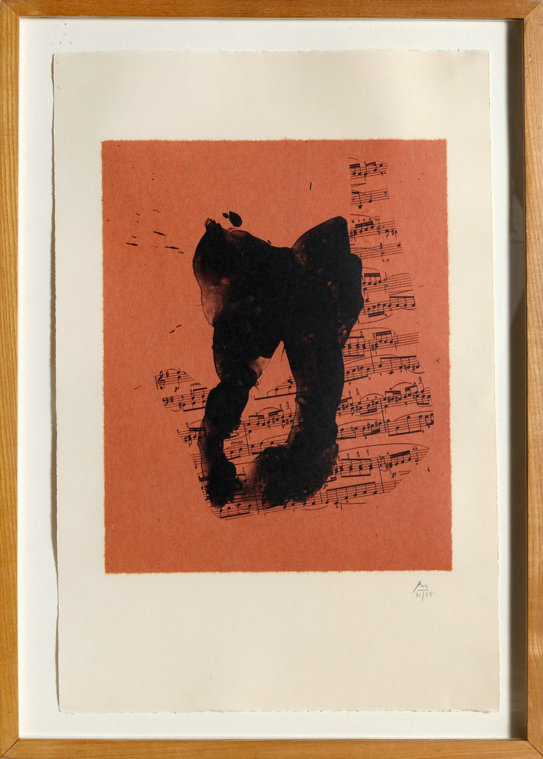 Music for J.S. Bach Lithograph | Robert Motherwell,{{product.type}}