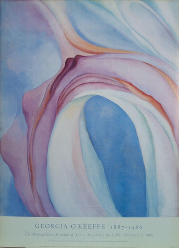 Music, Pink and Blue II Poster | Georgia O'Keeffe,{{product.type}}