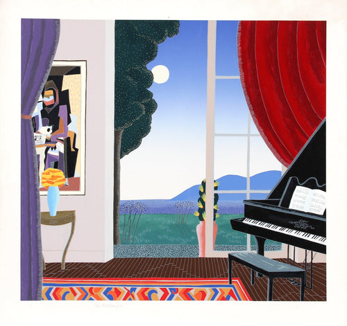 Music Room Screenprint | Thomas McKnight,{{product.type}}
