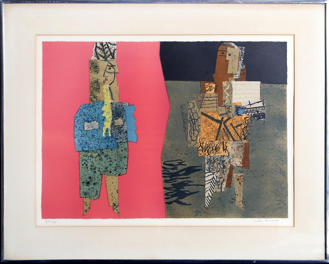 Musiciens Ambulants Lithograph | Max Papart,{{product.type}}