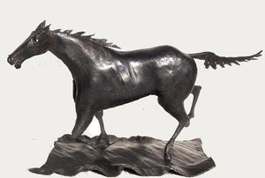 Mustang (Running Horse) Metal | Bernhard Heer,{{product.type}}