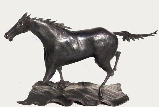 Mustang (Running Horse) Metal | Bernhard Heer,{{product.type}}