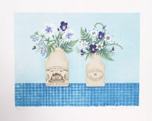 Mustard for Blue Flowers Lithograph | Mary Faulconer,{{product.type}}