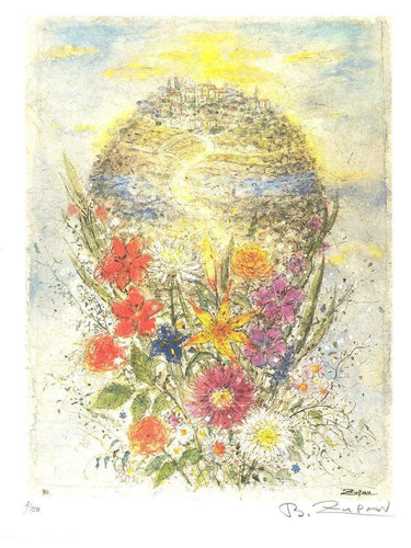 My Friend the Earth - United Nations Lithograph | Bruno Zupan,{{product.type}}