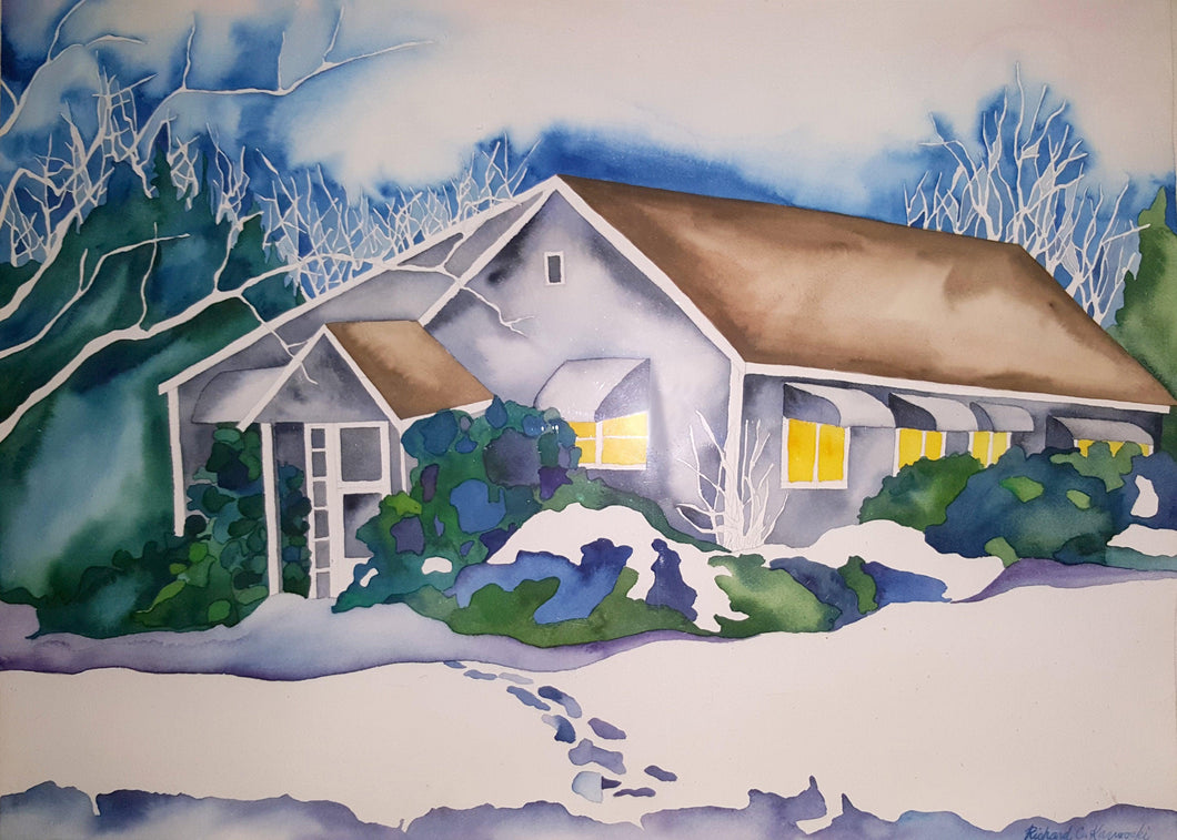 My House Watercolor | Richard C. Karwoski,{{product.type}}