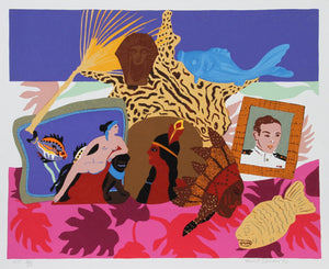 My Parents Screenprint | Hunt Slonem,{{product.type}}