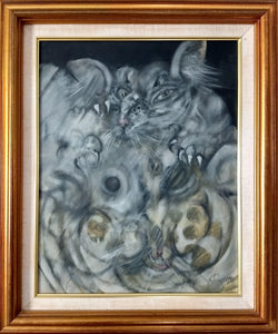 My Two Cats Oil | Ramon Santiago,{{product.type}}