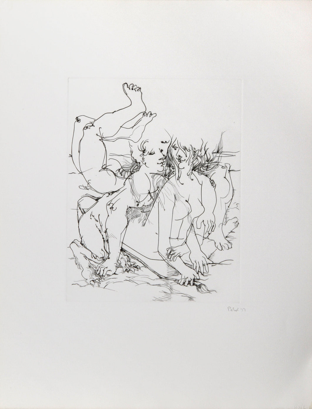 Mythical Creatures VI Etching | Dimitri Petrov,{{product.type}}