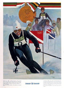 Nancy Green Skiing Poster | Bob Berger,{{product.type}}