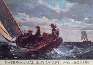 National Gallery of Art - Breezing Up (A Fair Wind) Poster | Winslow Homer,{{product.type}}