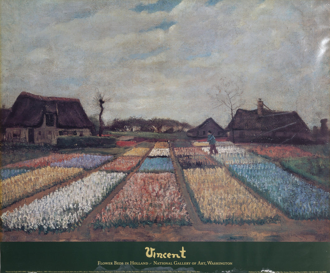National Gallery of Art - Flower Beds in Holland Poster | Vincent van Gogh,{{product.type}}