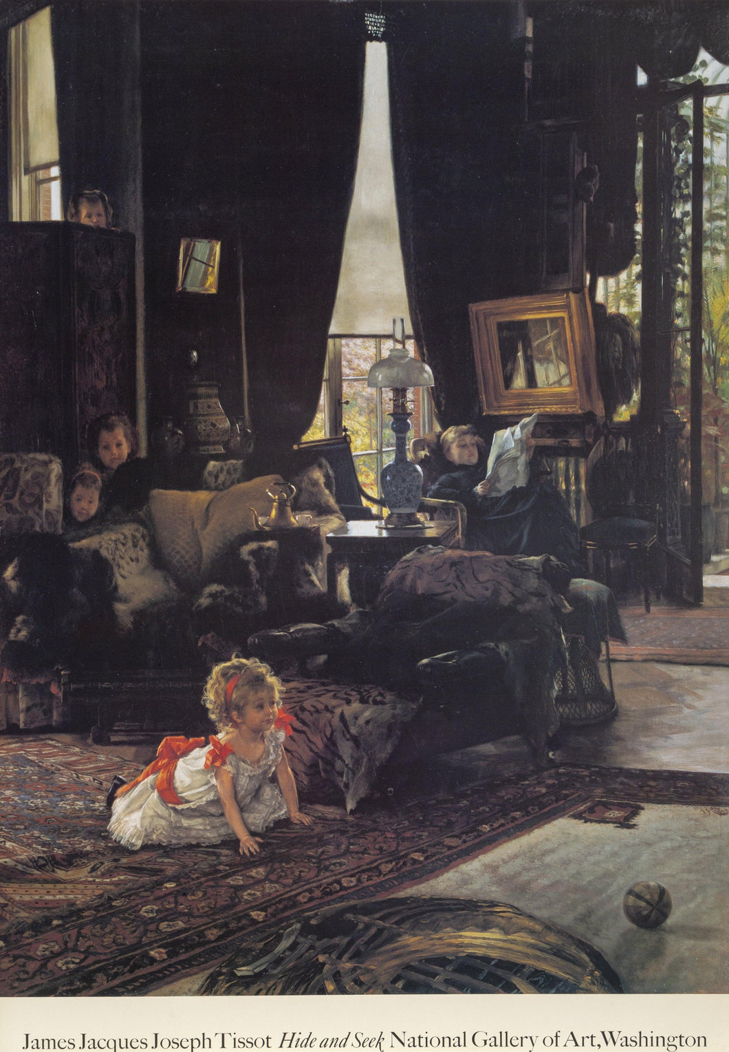 National Gallery of Art - Hide and Seek Poster | James Tissot,{{product.type}}