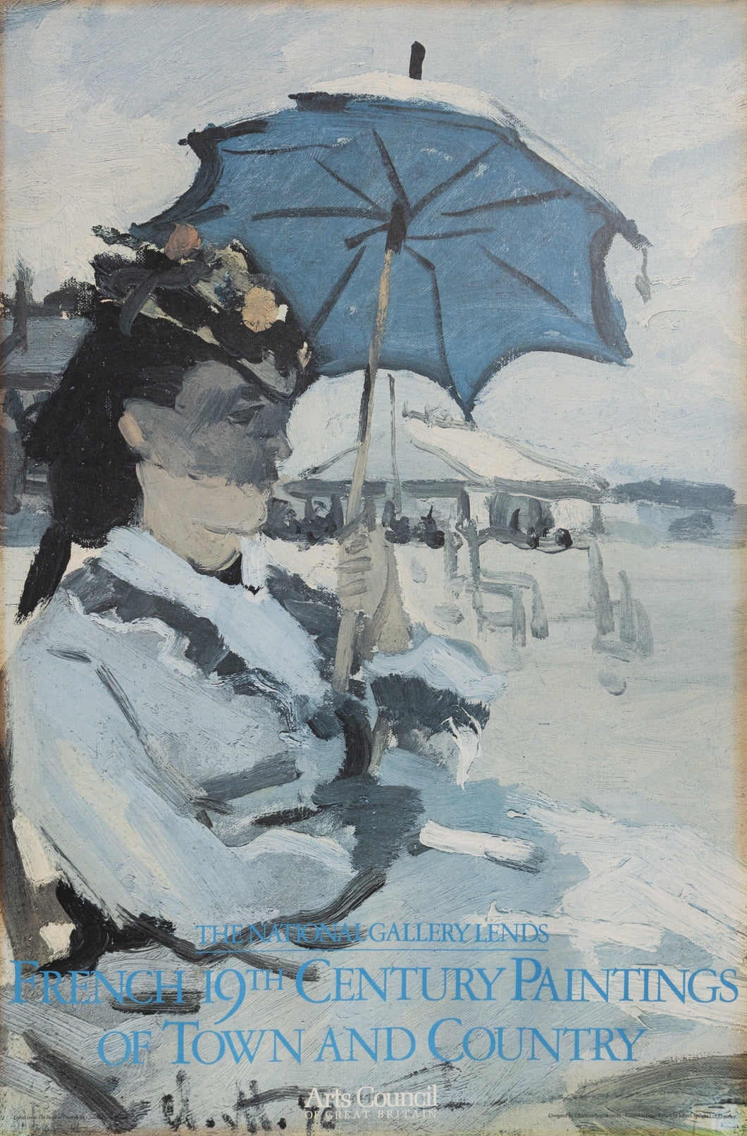 National Gallery - The Beach at Trouville Poster | Claude Monet,{{product.type}}