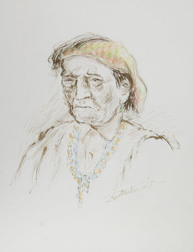 Native American Man - V Ink | Ira Moskowitz,{{product.type}}