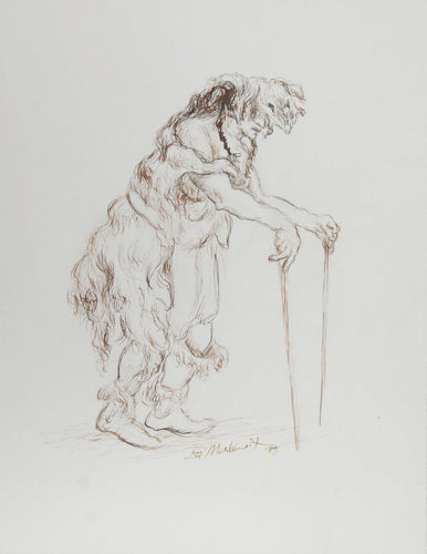 Native American Spiritual Man Ink | Ira Moskowitz,{{product.type}}