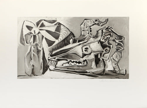 Nature Morte a la Tete Chevre, Bouteille Lithograph | Pablo Picasso,{{product.type}}
