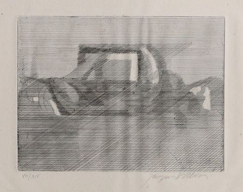 Nature Morte au Cor de Chasse Etching | Jacques Villon,{{product.type}}